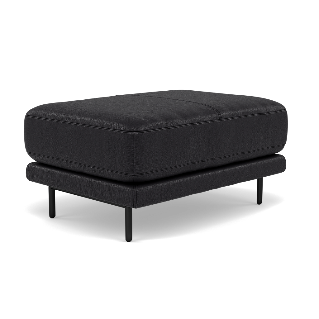 Morris Footstool - Rectangular Footstool Cat 25 — NC-023C BLACK, gallery image 3
