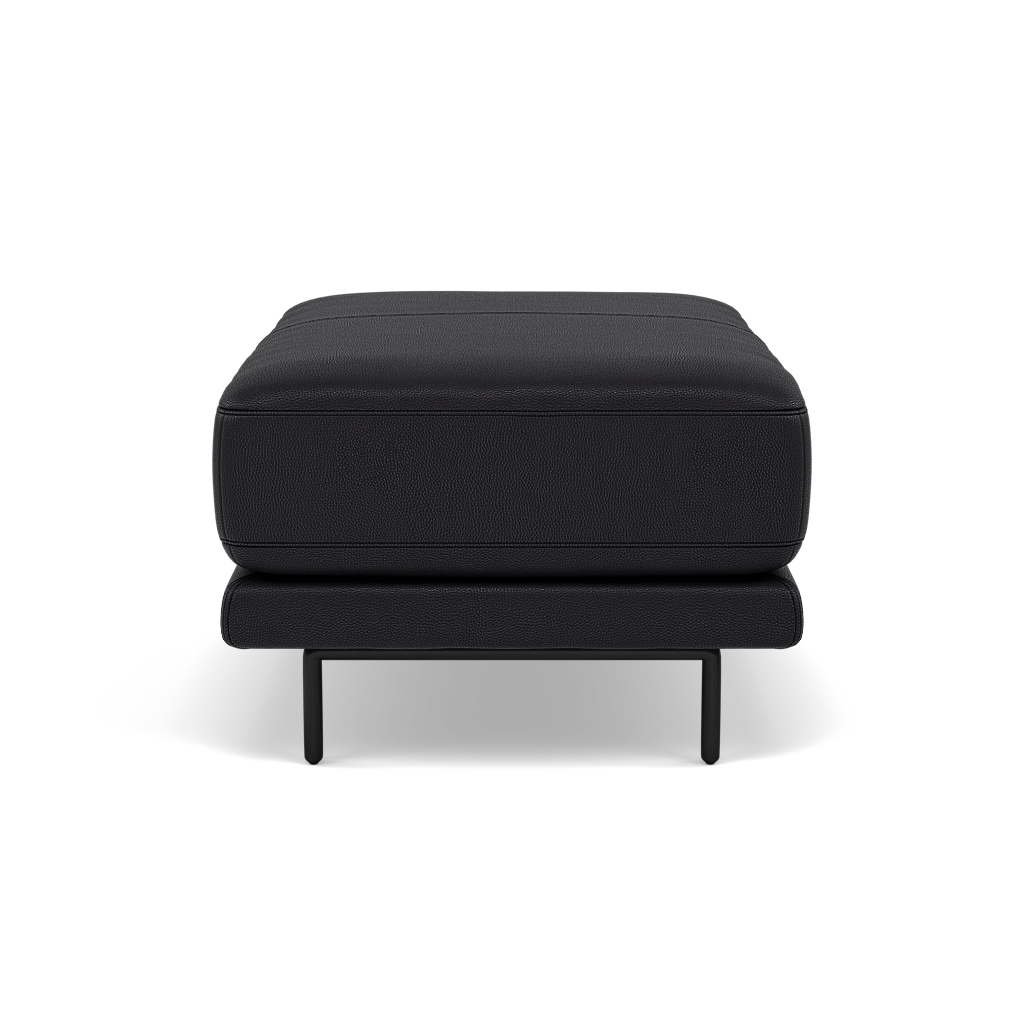 Morris Footstool - Rectangular Footstool Cat 25 — NC-023C BLACK, gallery image 2