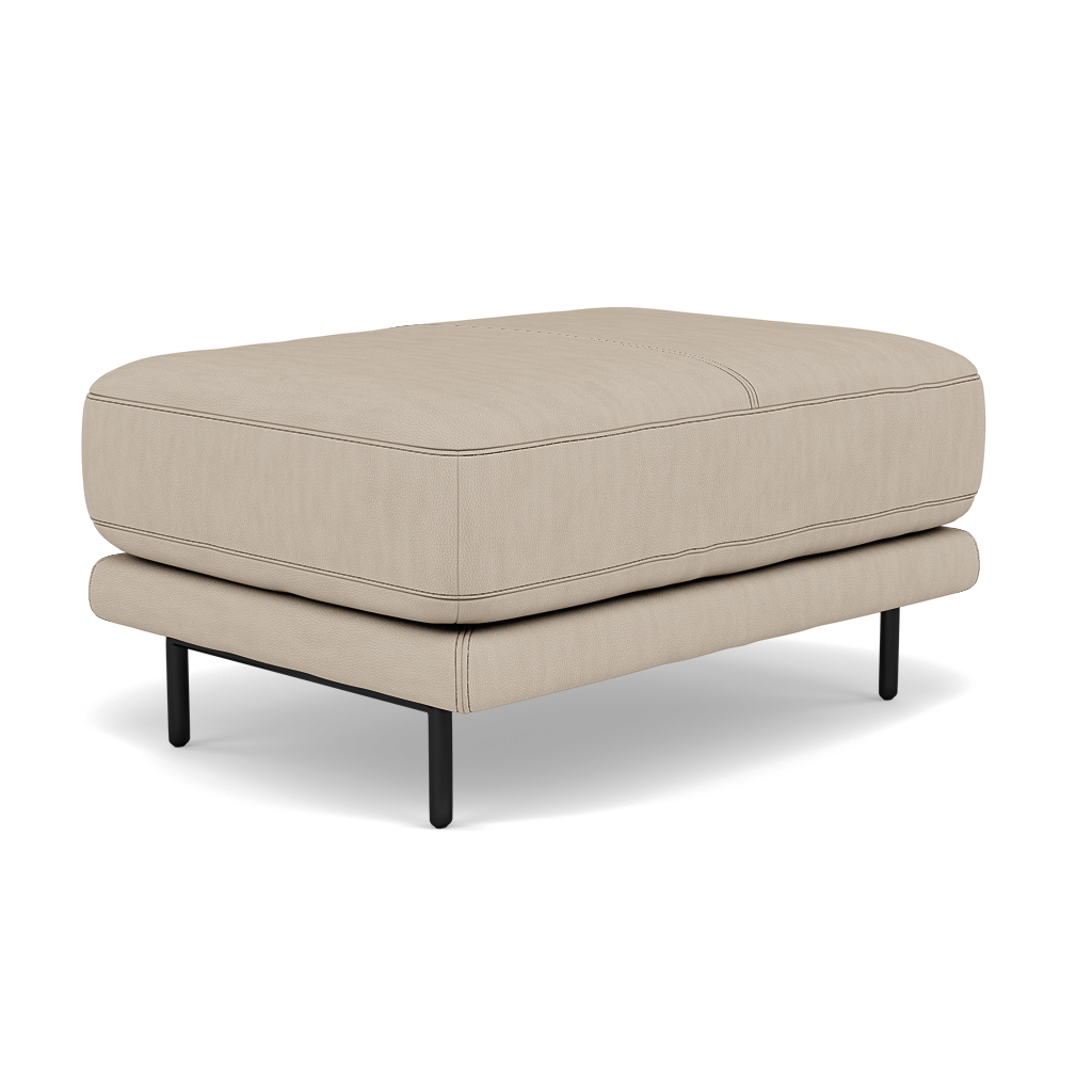 Morris Footstool - Rectangular Footstool Cat 25 — NC-039C PEBBLE, gallery image 3