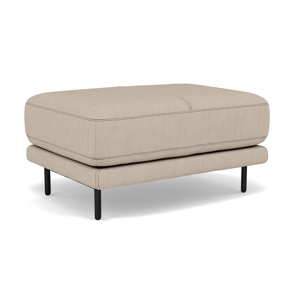 Morris Footstool - Rectangular Footstool Cat 25 — NC-039C PEBBLE, gallery image 1