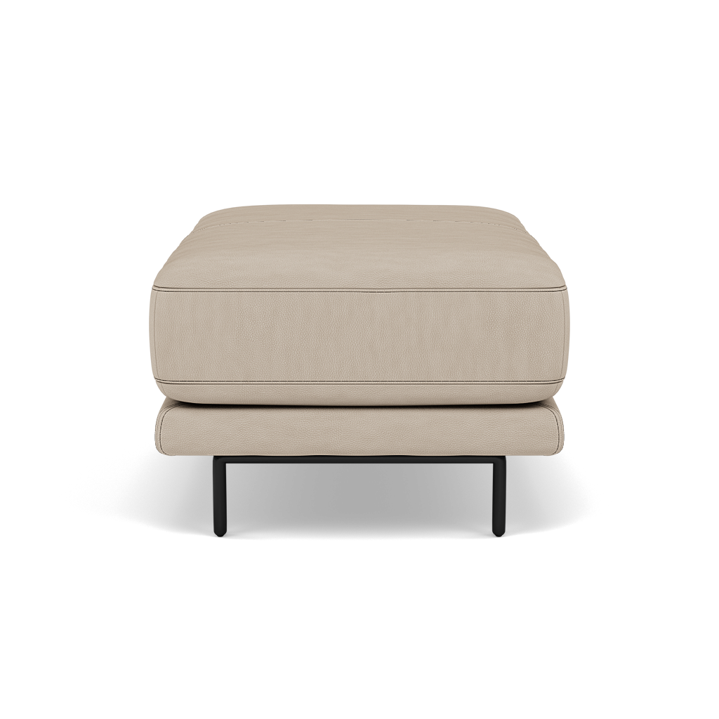 Morris Footstool - Rectangular Footstool Cat 25 — NC-039C PEBBLE, gallery image 2