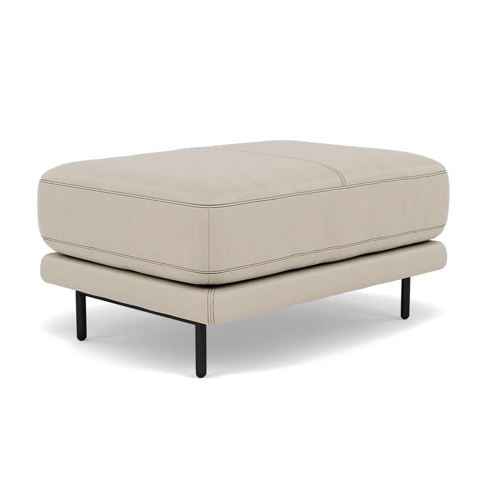 Morris Footstool - Rectangular Footstool Cat 25 — NC-041E SILVER GREY, gallery image 3