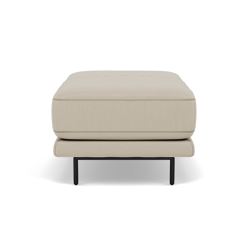 Morris Footstool - Rectangular Footstool Cat 25 — NC-041E SILVER GREY, gallery image 2