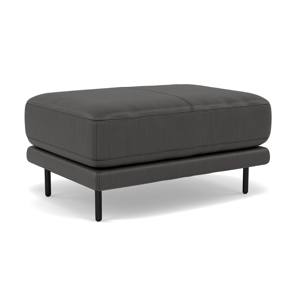Morris Footstool - Rectangular Footstool Cat 25 — NC-180E SLATE GREY, gallery image 1