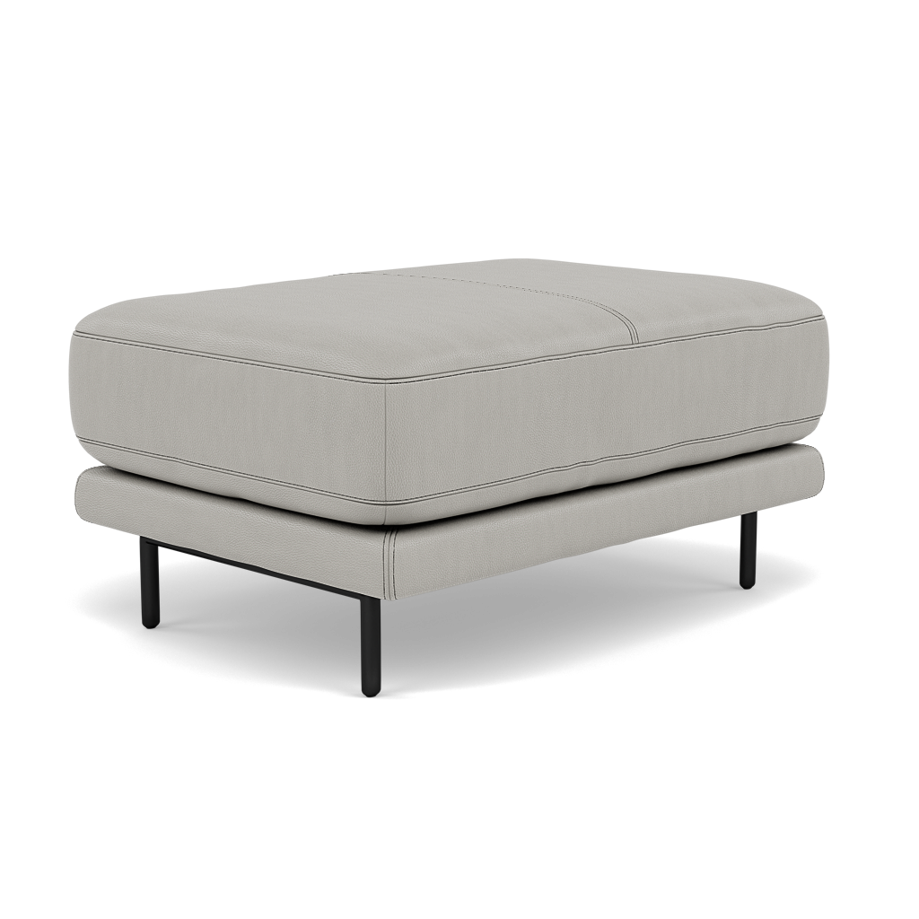 Morris Footstool - Rectangular Footstool Cat 25 — NC-251E GREY, gallery image 3