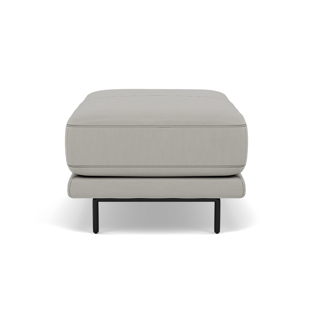 Morris Footstool - Rectangular Footstool Cat 25 — NC-251E GREY, gallery image 2