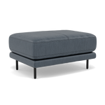 Morris Footstool - Rectangular Footstool Cat 25 — NC-313E OCEAN BLUE, gallery image 1