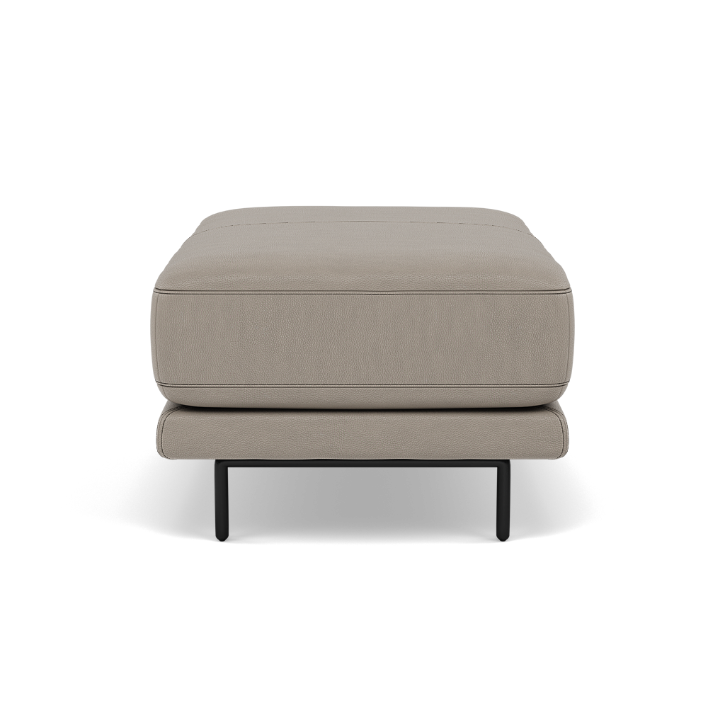 Morris Footstool - Rectangular Footstool Cat 25 — NC-722A TAUPE, gallery image 2