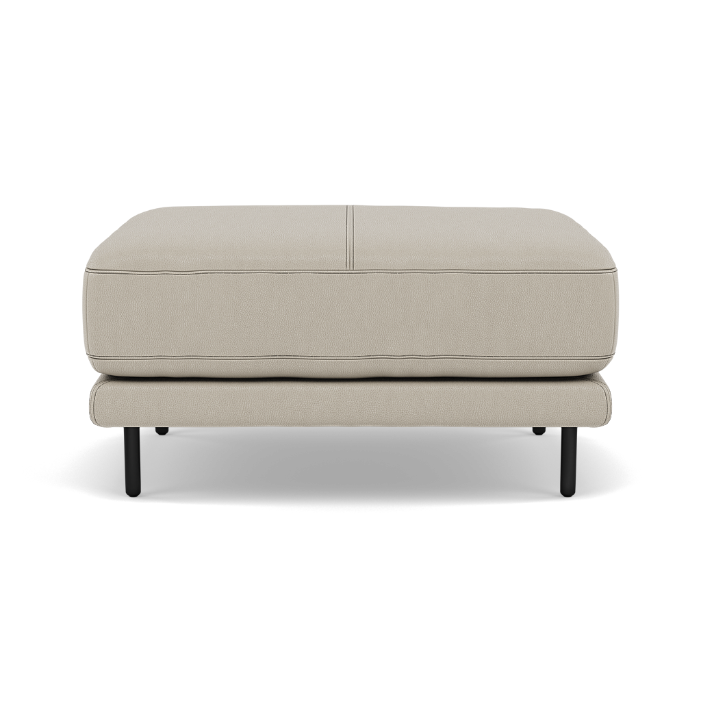 Morris Footstool - Rectangular Footstool Cat 25 Footstools Sterling Home 6 NC-946B FEATHER GREY