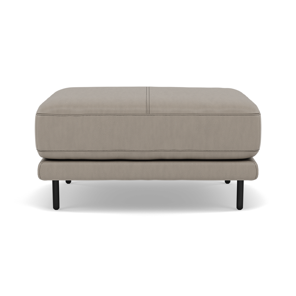 Morris Footstool - Rectangular Footstool Cat 25 Footstools Sterling Home 10 NC-722A TAUPE