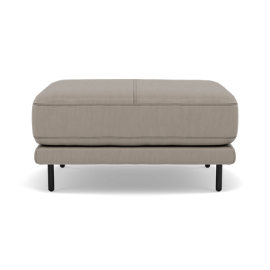Morris Footstool - Rectangular Footstool Cat 25 Footstools Sterling Home 10 NC-722A TAUPE
