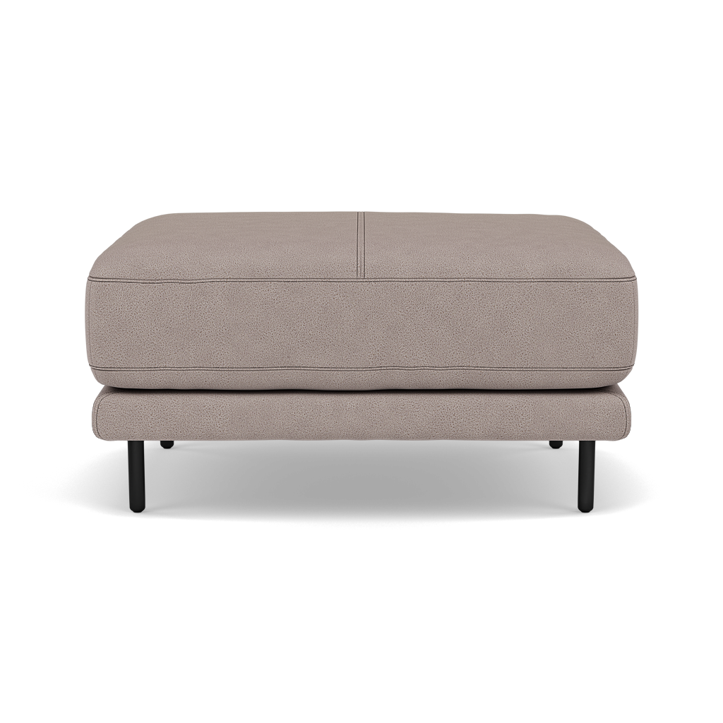 Morris Footstool - Rectangular Footstool Fabric Footstools Sterling Home 1 BFA-BLJ-22 DOVE GREY