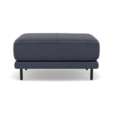 Morris Footstool - Rectangular Footstool Fabric Footstools Sterling Home 8 BFA-BLJ-08 PACIFIC BLUE