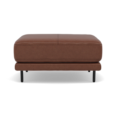 Morris Footstool - Rectangular Footstool Fabric Footstools Sterling Home 7 BFA-BLJ-05 HAZELNUT