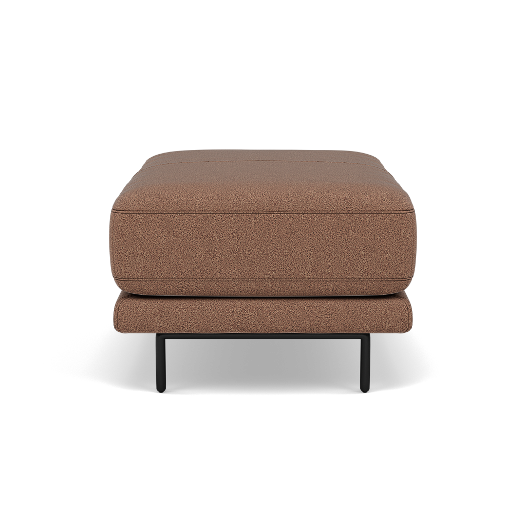 Morris Footstool - Rectangular Footstool Fabric — BFA-BLJ-04 TOBACCO, gallery image 2