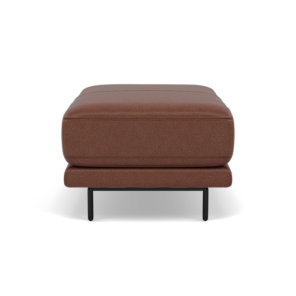 Morris Footstool - Rectangular Footstool Fabric — BFA-BLJ-05 HAZELNUT, gallery image 2
