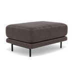 Morris Footstool - Rectangular Footstool Fabric — BFA-BLJ-088 CHARCOAL GREY, gallery image 3