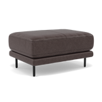 Morris Footstool - Rectangular Footstool Fabric — BFA-BLJ-088 CHARCOAL GREY, gallery image 1