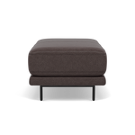 Morris Footstool - Rectangular Footstool Fabric — BFA-BLJ-088 CHARCOAL GREY, gallery image 2