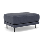 Morris Footstool - Rectangular Footstool Fabric — BFA-BLJ-08  PACIFIC BLUE, gallery image 1
