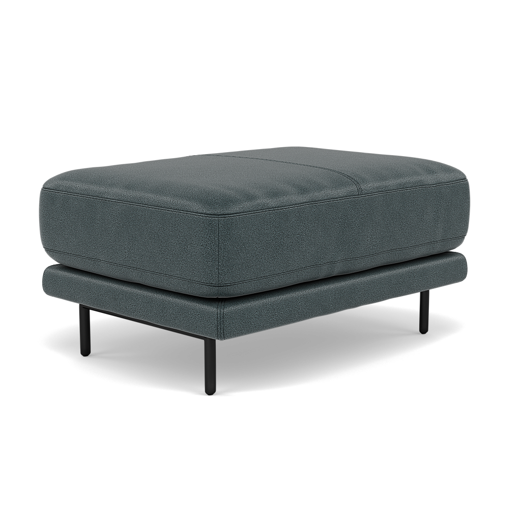 Morris Footstool - Rectangular Footstool Fabric — BFA-BLJ-2047 LAKE GREEN, gallery image 3