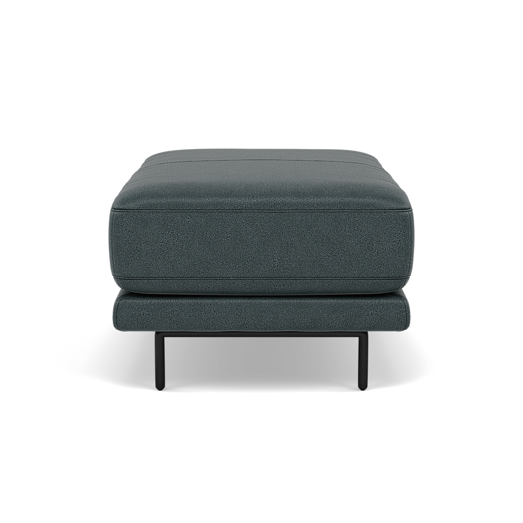Morris Footstool - Rectangular Footstool Fabric — BFA-BLJ-2047 LAKE GREEN, gallery image 2