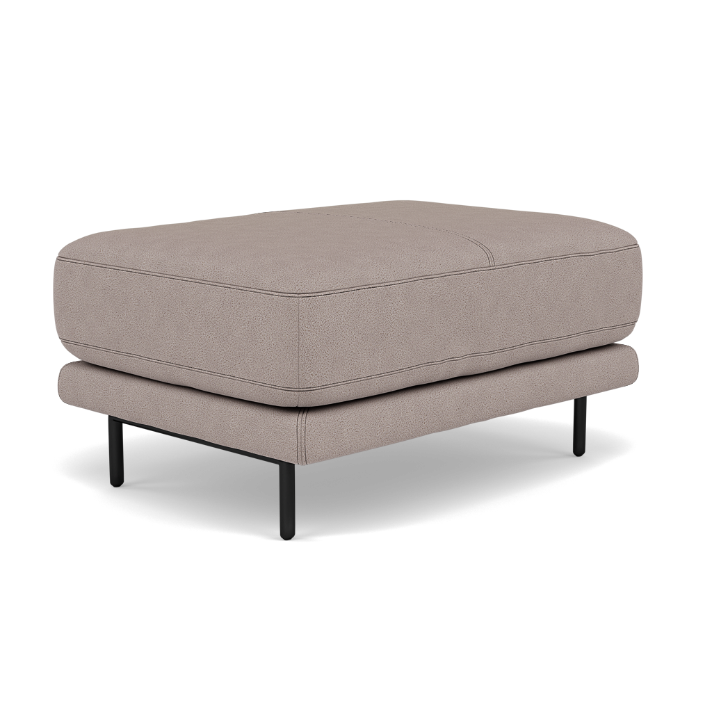 Morris Footstool - Rectangular Footstool Fabric — BFA-BLJ-22 DOVE GREY, gallery image 3
