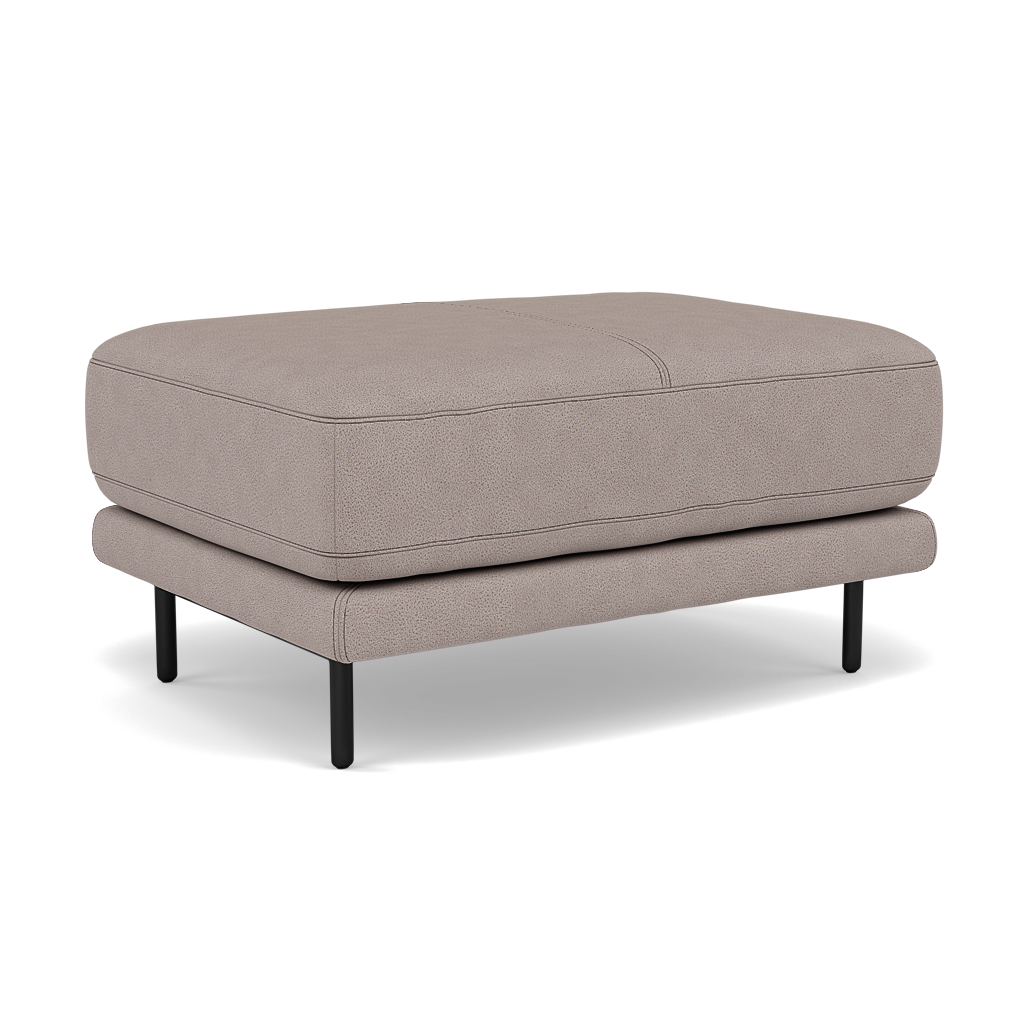 Morris Footstool - Rectangular Footstool Fabric — BFA-BLJ-22 DOVE GREY, gallery image 1