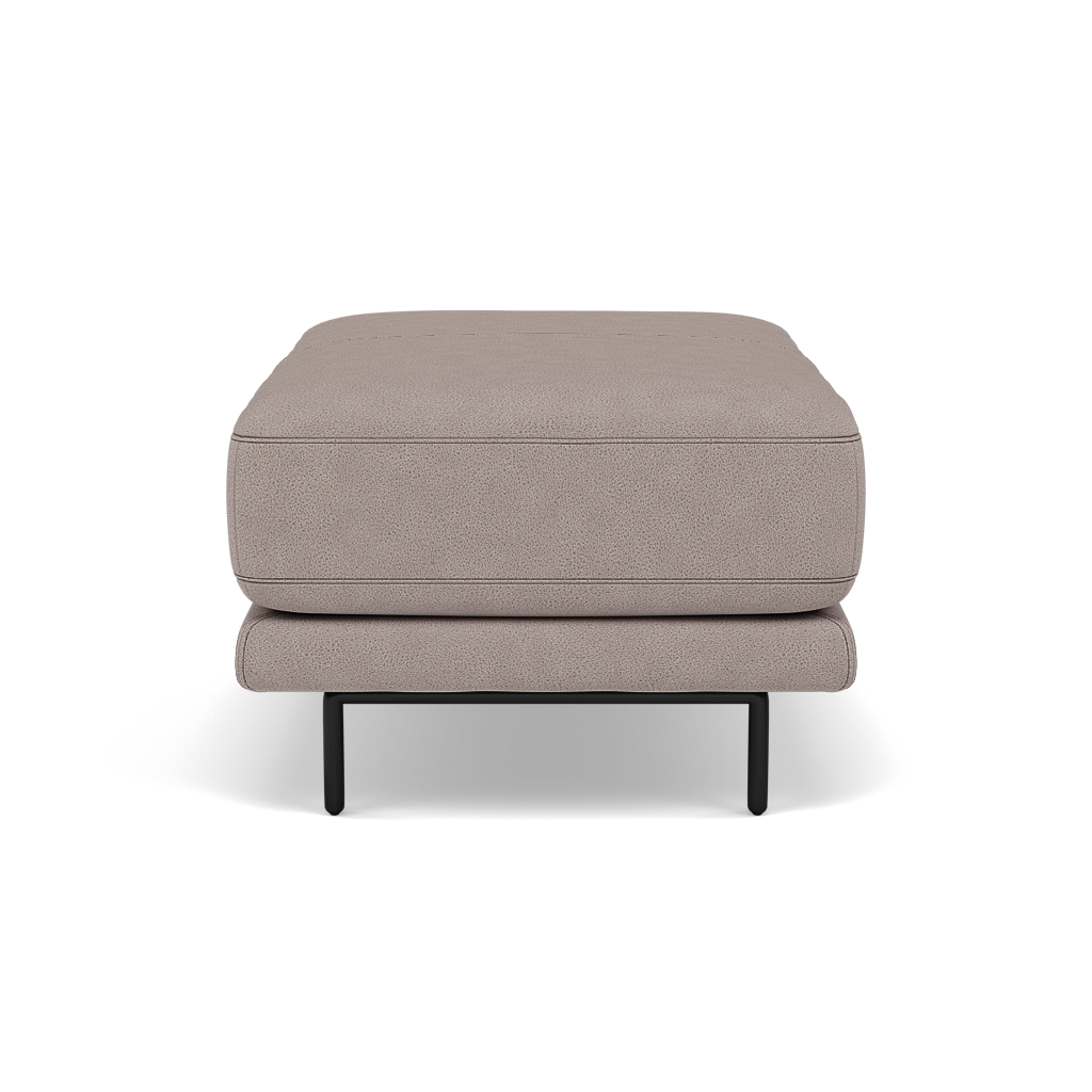 Morris Footstool - Rectangular Footstool Fabric — BFA-BLJ-22 DOVE GREY, gallery image 2