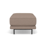 Morris Footstool - Rectangular Footstool Fabric — BFA-BLJ-946 SILVER GREY, gallery image 2