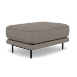 Morris Footstool - Rectangular Footstool Fabric — BFA-MAD-03 DARK GREY, gallery image 3