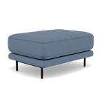 Morris Footstool - Rectangular Footstool Fabric — BFA-MAD-08 PACIFIC BLUE, gallery image 3