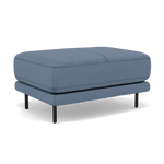 Morris Footstool - Rectangular Footstool Fabric — BFA-MAD-08 PACIFIC BLUE, gallery image 1