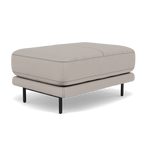 Morris Footstool - Rectangular Footstool Fabric — BFAMAD-02 SILVER GREY, gallery image 3