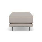 Morris Footstool - Rectangular Footstool Fabric — BFAMAD-02 SILVER GREY, gallery image 2