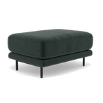 Morris Footstool - Rectangular Footstool Fabric — FAB-MEG-21  CHARCOAL GREY, gallery image 3