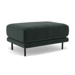 Morris Footstool - Rectangular Footstool Fabric — FAB-MEG-21  CHARCOAL GREY, gallery image 1