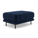 Morris Footstool - Rectangular Footstool Fabric — FAB-MEG-28  NAVY, gallery image 3