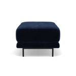 Morris Footstool - Rectangular Footstool Fabric — FAB-MEG-28  NAVY, gallery image 2
