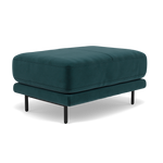 Morris Footstool - Rectangular Footstool Fabric — FAB-MEG-36  LAKE GREEN, gallery image 3