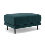 Morris Footstool - Rectangular Footstool Fabric — FAB-MEG-36  LAKE GREEN, gallery image 1