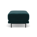 Morris Footstool - Rectangular Footstool Fabric — FAB-MEG-36  LAKE GREEN, gallery image 2