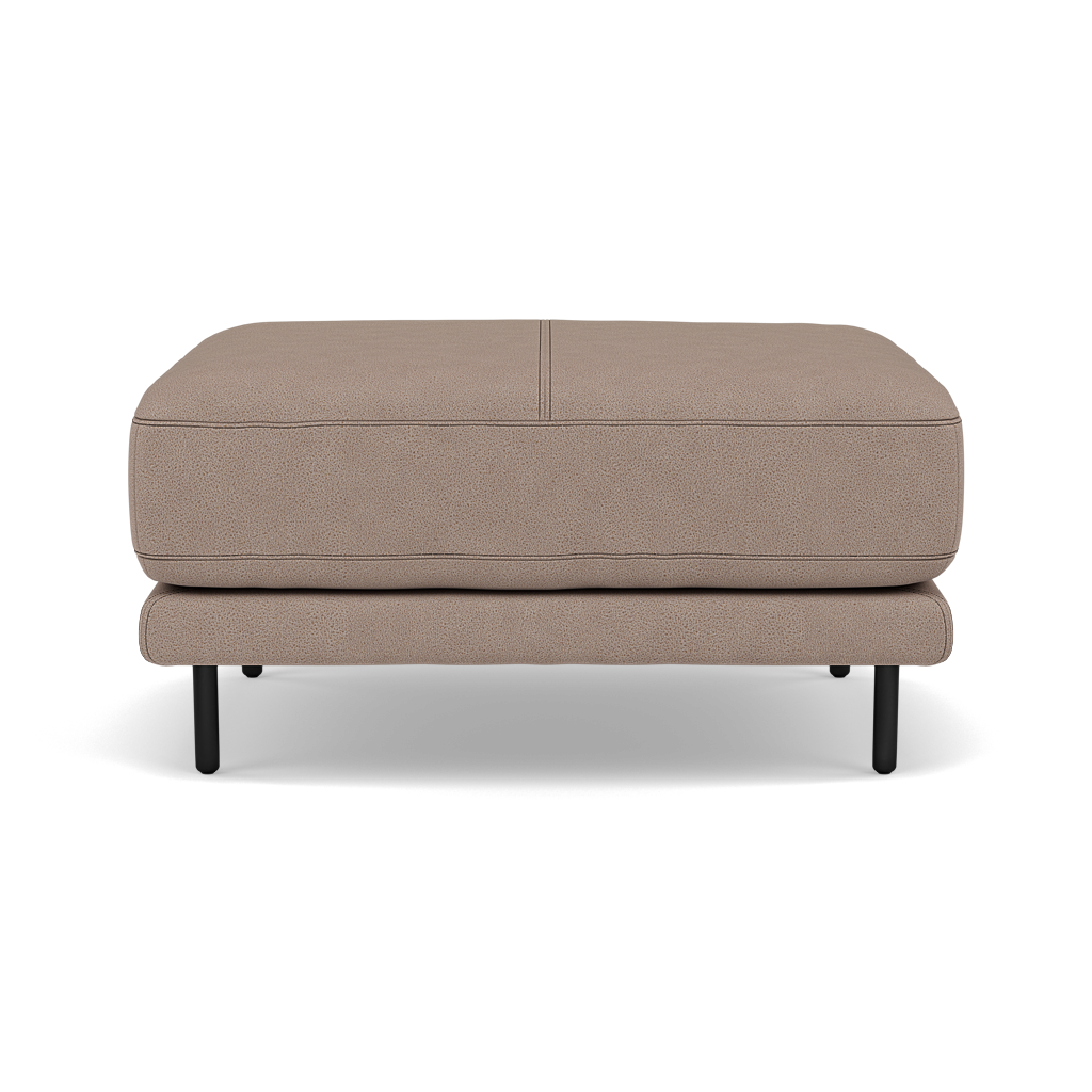 Morris Footstool - Rectangular Footstool Fabric Footstools Sterling Home 3 BFA-BLJ-946 SILVER GREY