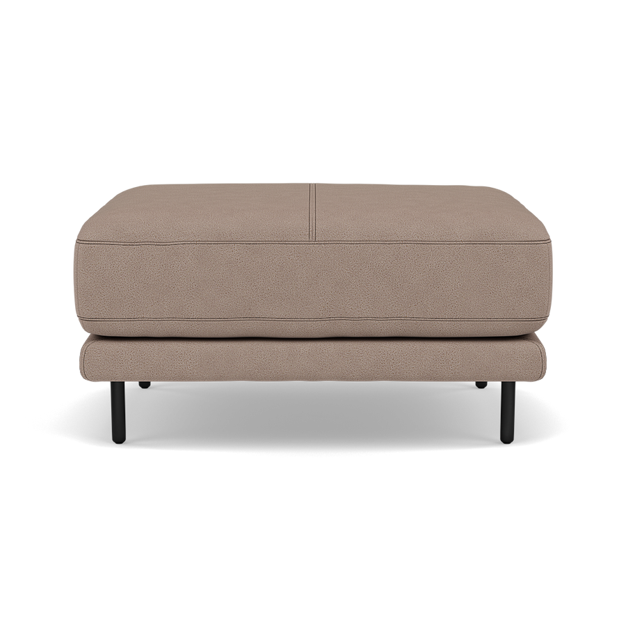 Morris Footstool - Rectangular Footstool Fabric Sterling Home BFA-BLJ-946 SILVER GREY 2