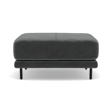 Morris Footstool - Rectangular Footstool Fabric Footstools Sterling Home 14 FAB-MEG-20 PEWTER