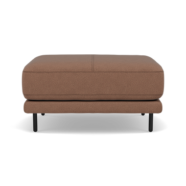 Morris Footstool - Rectangular Footstool Fabric Footstools Sterling Home 6 BFA-BLJ-04 TOBACCO