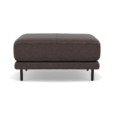 Morris Footstool - Rectangular Footstool Fabric Footstools Sterling Home 4 BFA-BLJ-088 CHARCOAL GREY