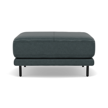 Morris Footstool - Rectangular Footstool Fabric Footstools Sterling Home 9 BFA-BLJ-2047 LAKE GREEN