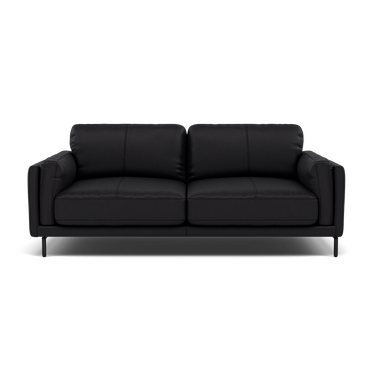 Morris Large 2 Seater Sofa - 2.25 Seater Compact Cat 25 2 Seater Sofas Sterling Home 14 NC-023C BLACK