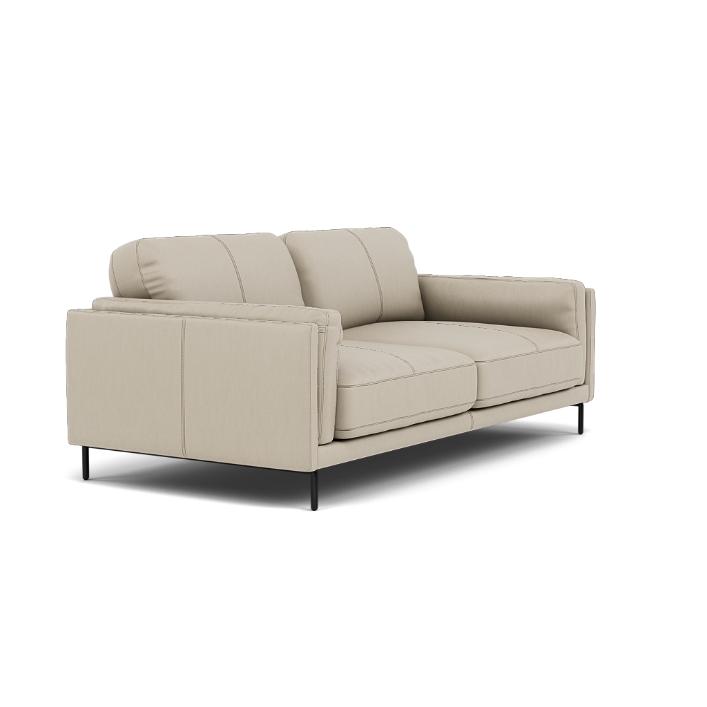 Morris Large 2 Seater Sofa - 2.25 Seater Compact Cat 25 — NC-041E SILVER GREY, gallery image 1